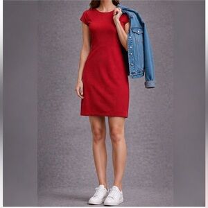 🛑 6/$25 Love…Ady Elegant Rayon Red Dress size small